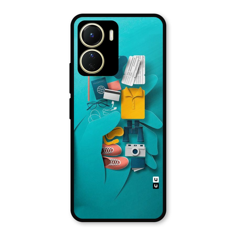 Vacay Vibes Metal Back Case for Vivo Y16