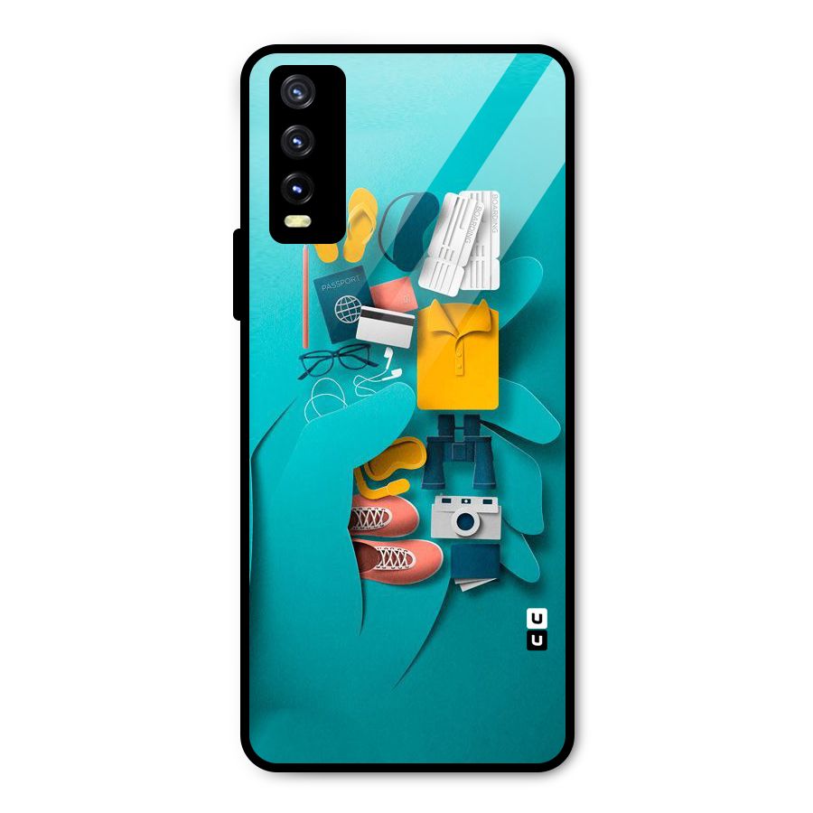 Vacay Vibes Metal Back Case for Vivo Y20