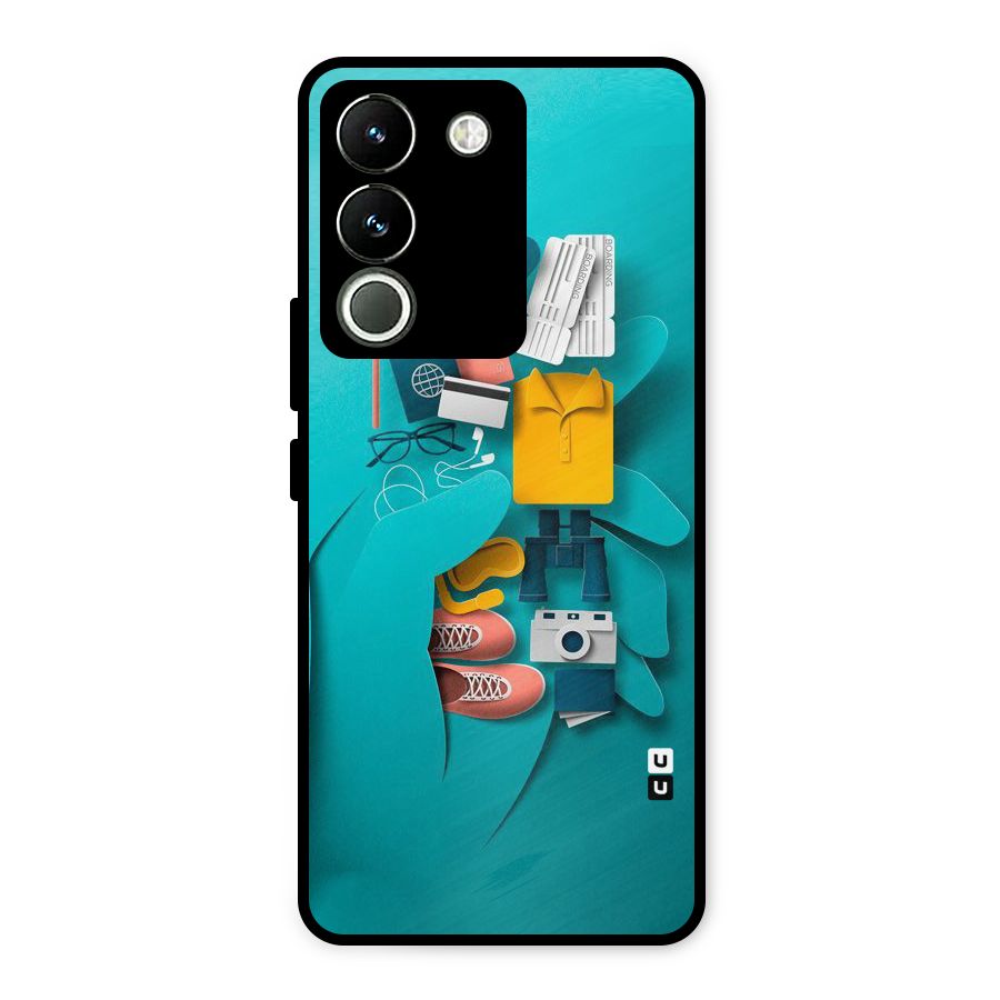 Vacay Vibes Metal Back Case for Vivo Y200