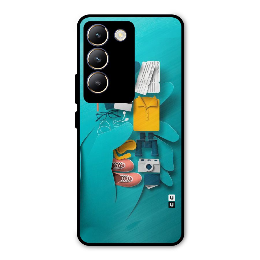 Vacay Vibes Metal Back Case for Vivo Y200e