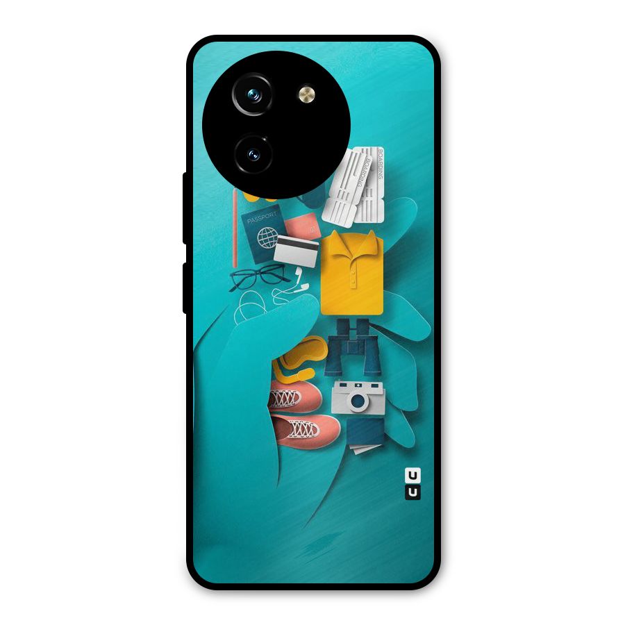 Vacay Vibes Metal Back Case for Vivo Y200i