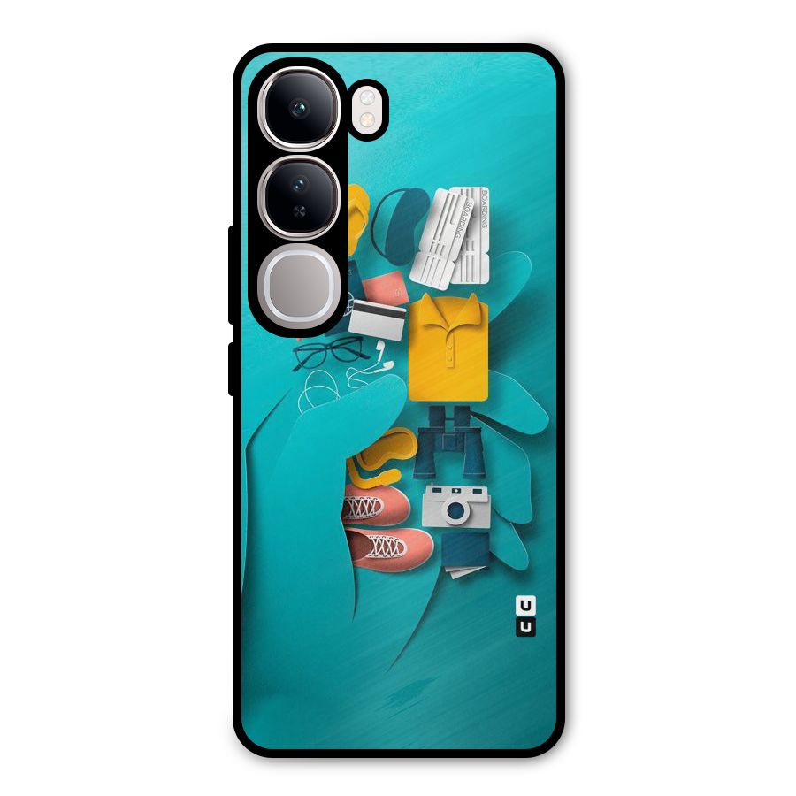 Vacay Vibes Metal Back Case for Vivo Y300