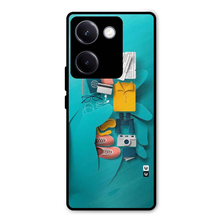 Vacay Vibes Metal Back Case for Vivo Y300 Plus