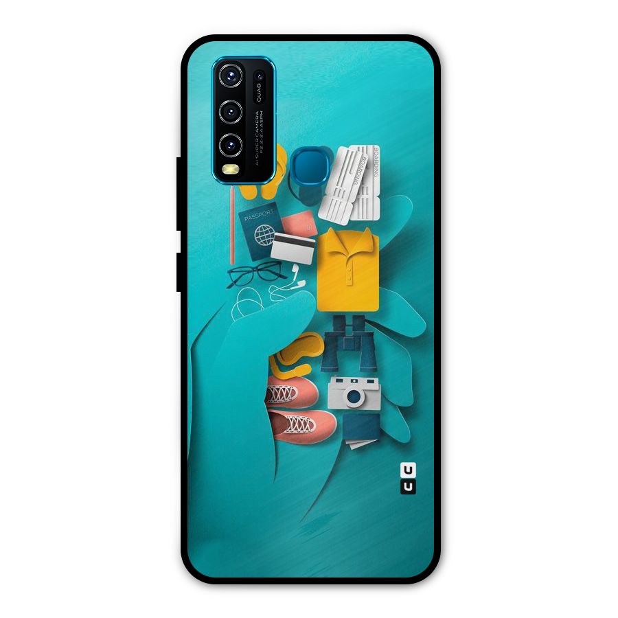 Vacay Vibes Metal Back Case for Vivo Y50