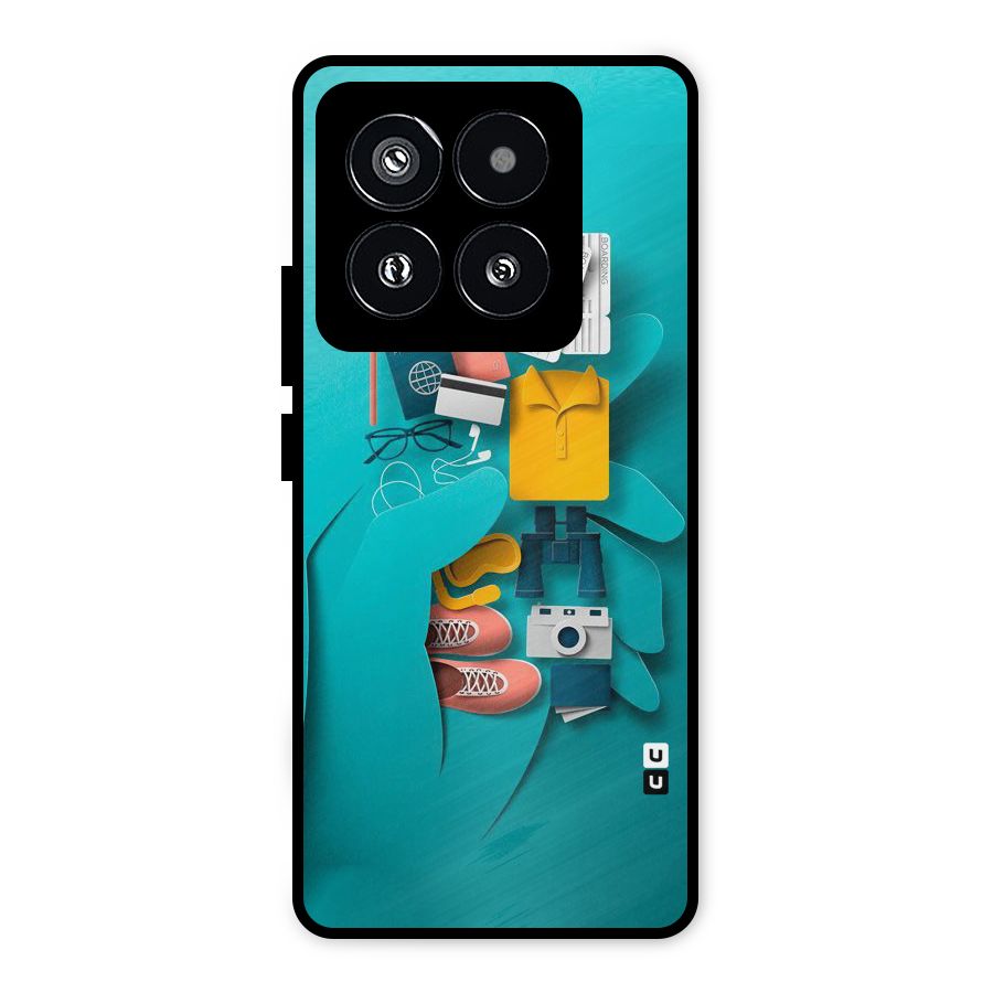Vacay Vibes Metal Back Case for Xiaomi 14 Pro
