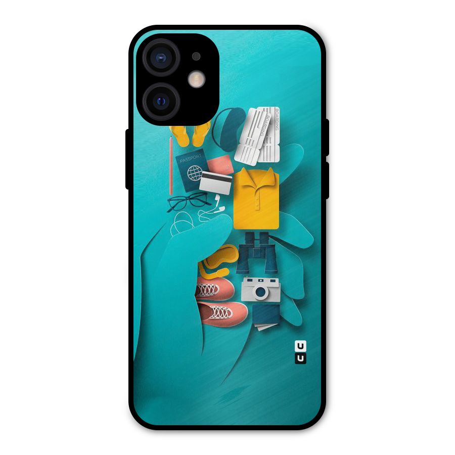 Vacay Vibes Metal Back Case for iPhone 12 Mini