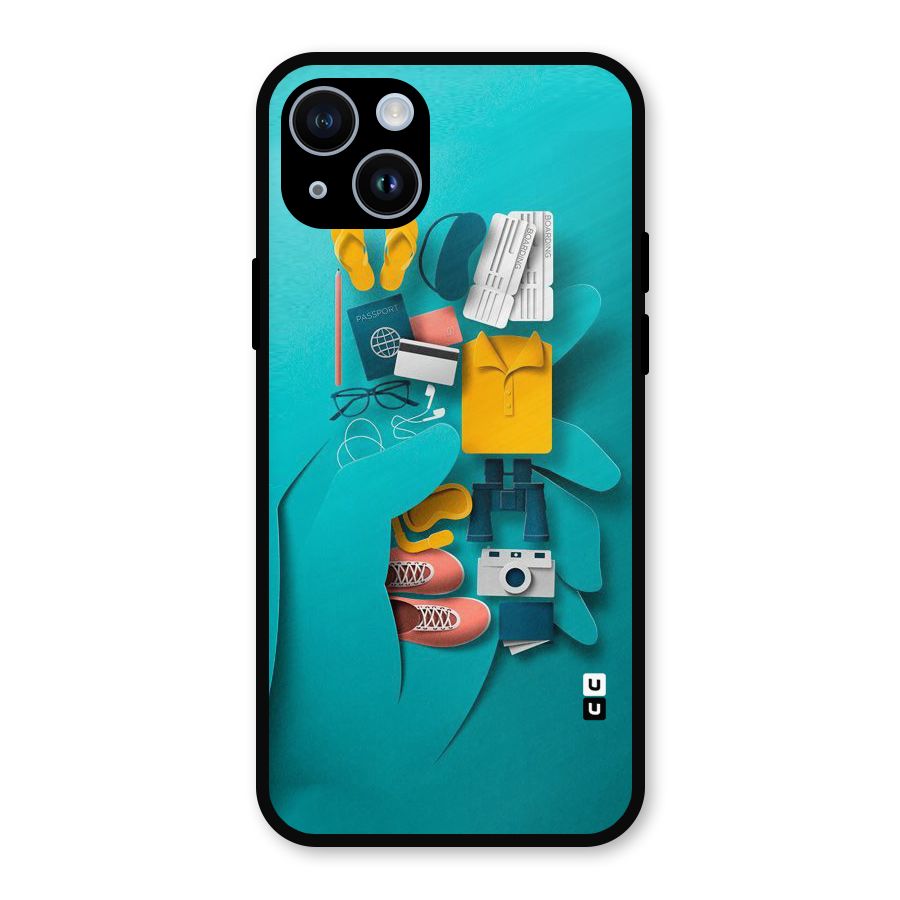 Vacay Vibes Metal Back Case for iPhone 14