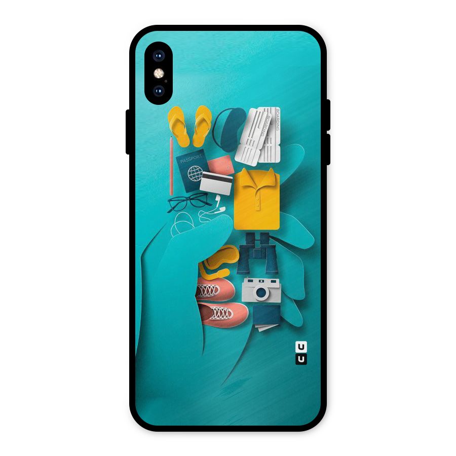 Vacay Vibes Metal Back Case for iPhone XS Max