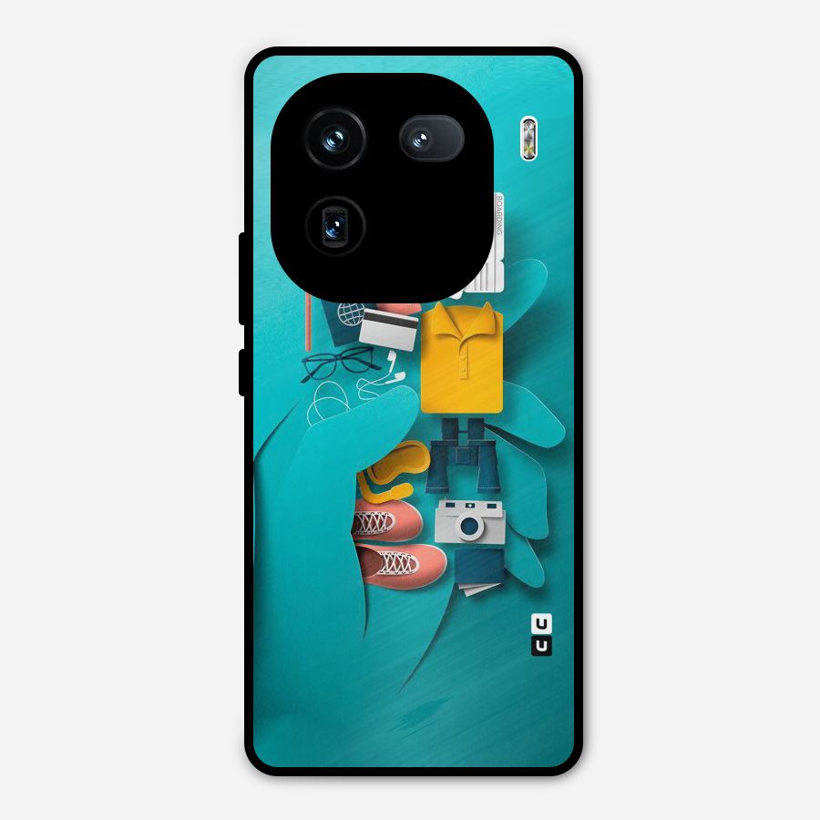 Vacay Vibes Metal Back Case for iQOO 12