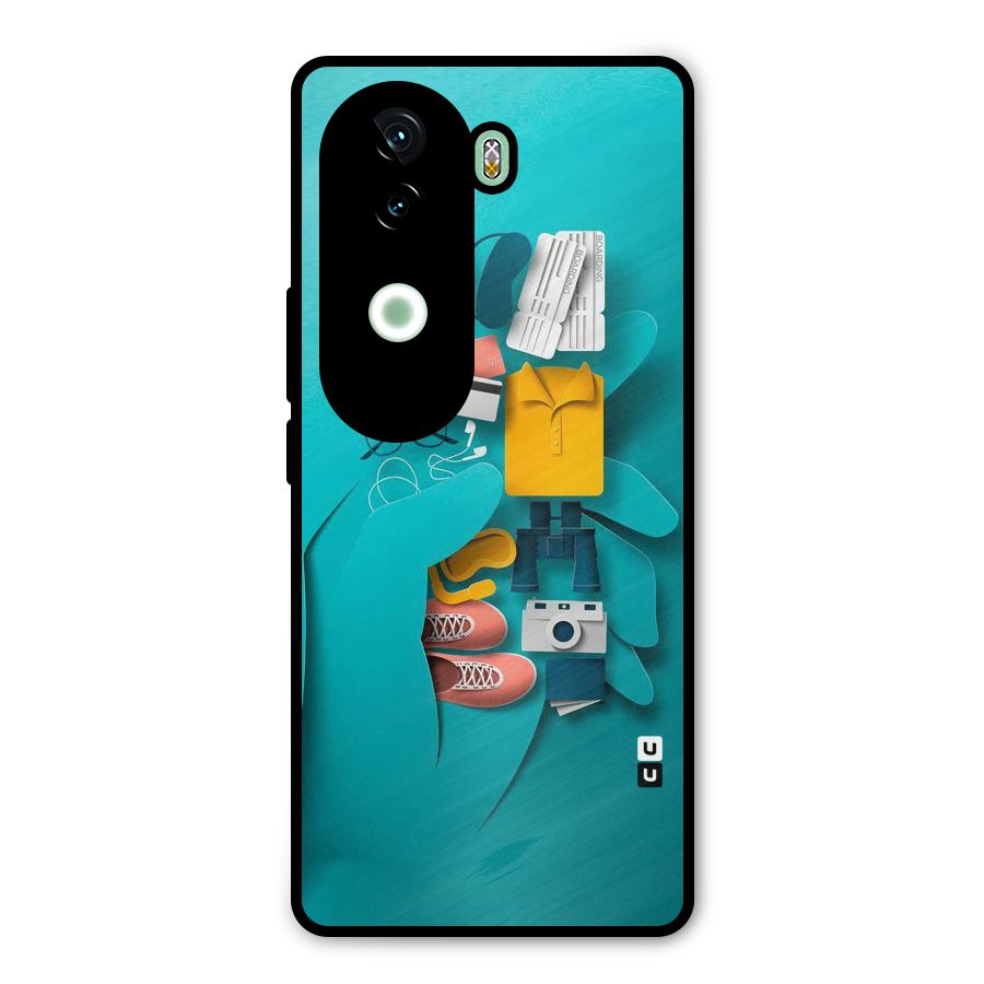 Vacay Vibes Metal Back Case for iQOO Z9s