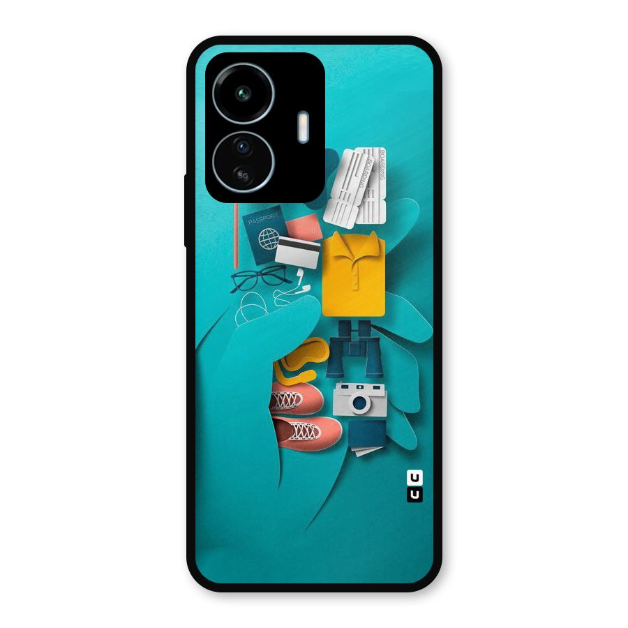 Vacay Vibes Metal Back Case for vivo iQOO Z6 Lite 5G