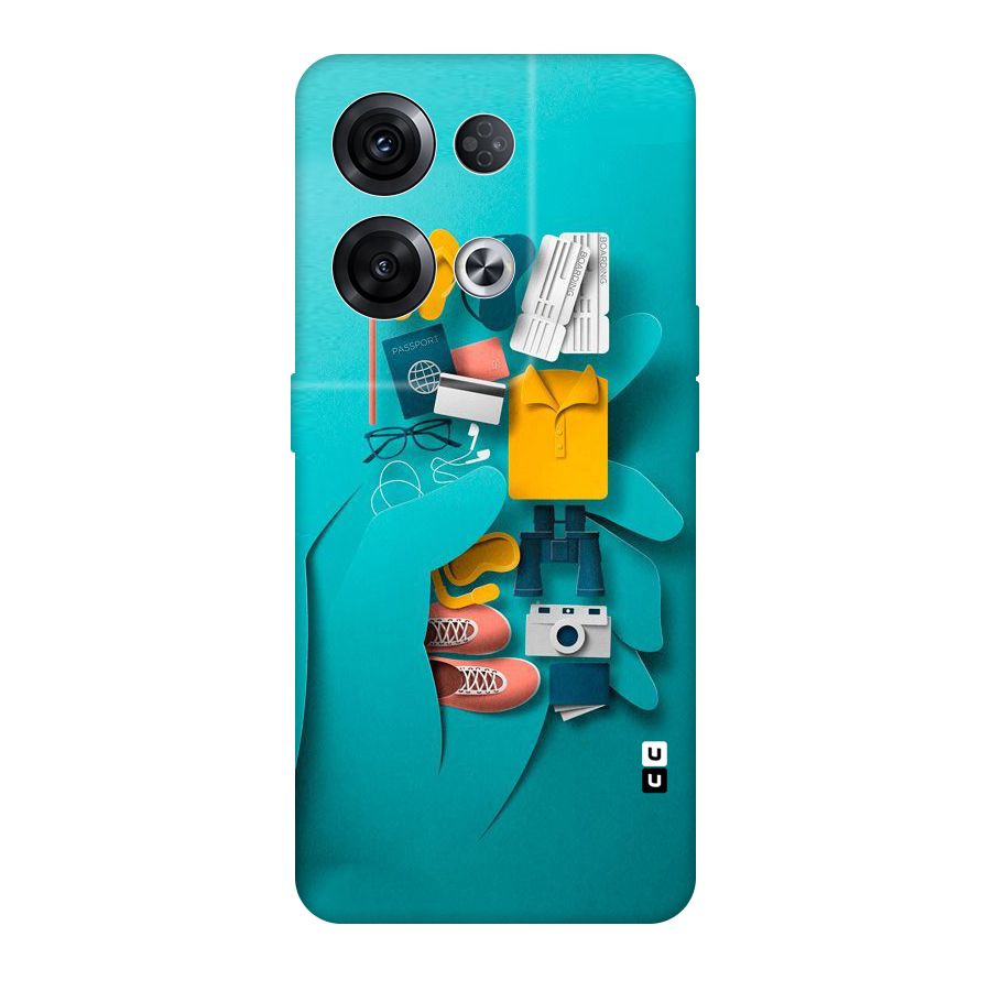 Vacay Vibes Original Polycarbonate Back Case for Oppo Reno8 Pro 5G