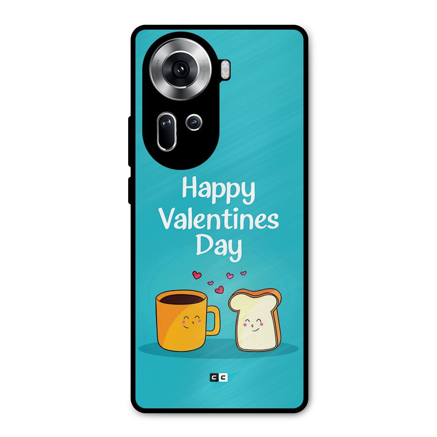 Valentine Proposal Metal Back Case for Oppo Reno11 5G