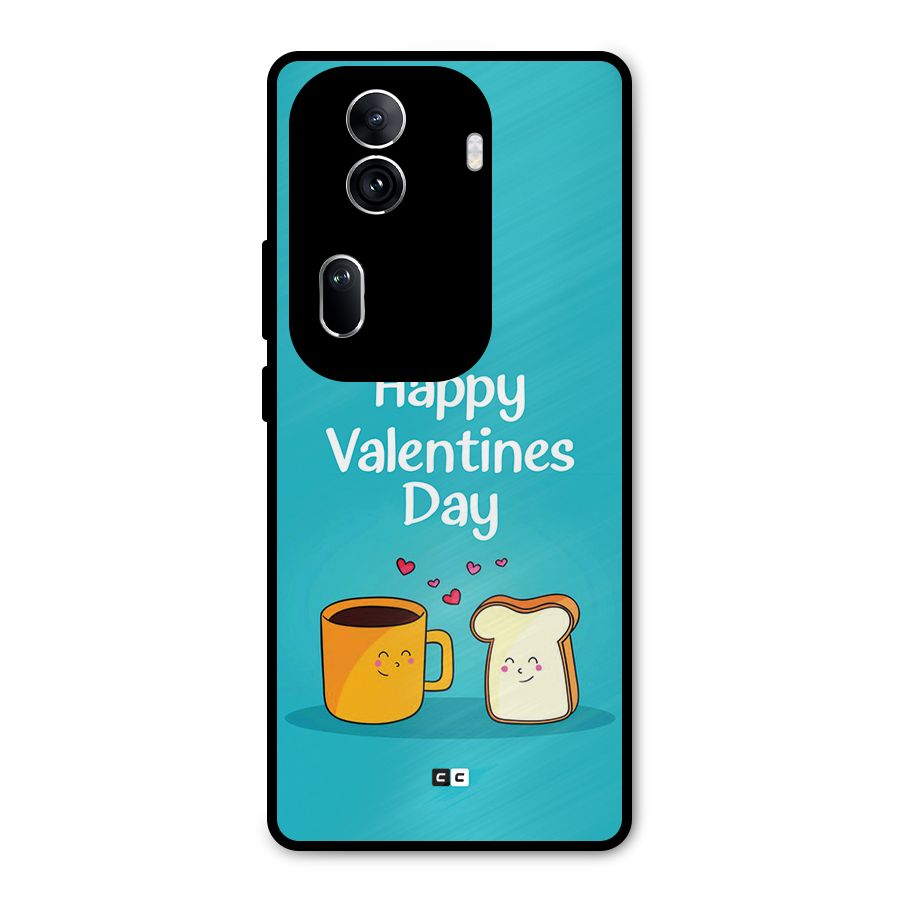 Valentine Proposal Metal Back Case for Oppo Reno11 Pro 5G