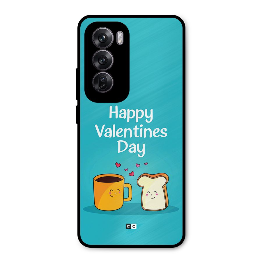 Valentine Proposal Metal Back Case for Oppo Reno12 Pro