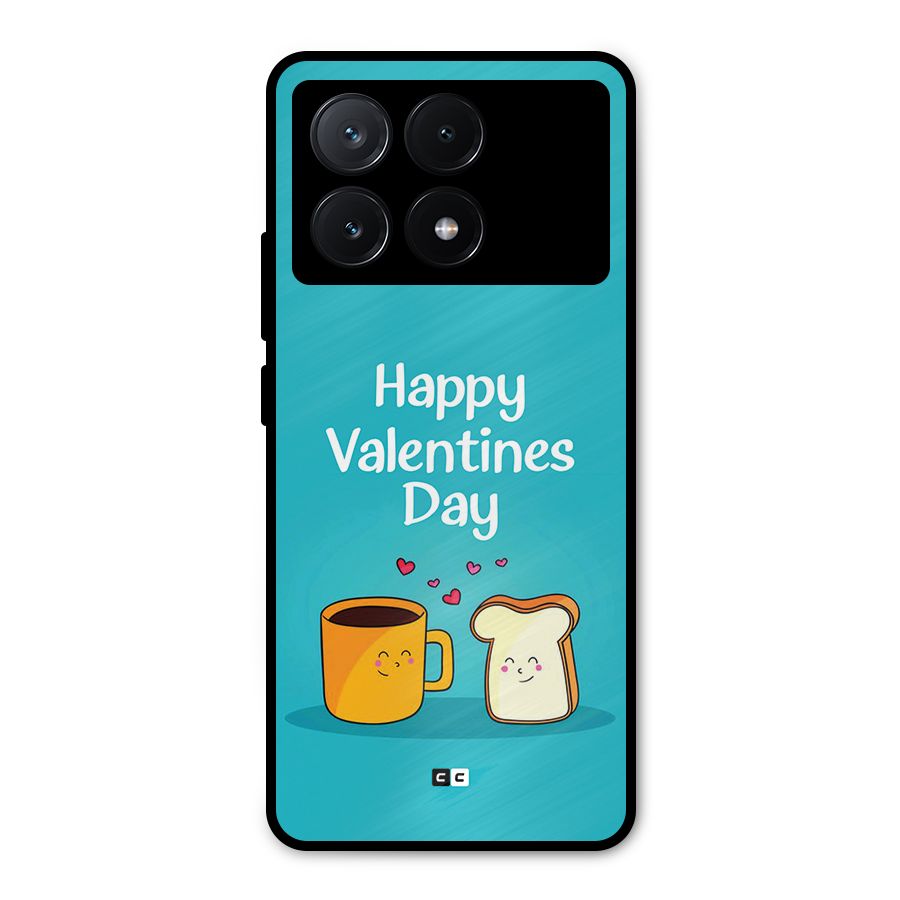 Valentine Proposal Metal Back Case for Poco X6 Pro