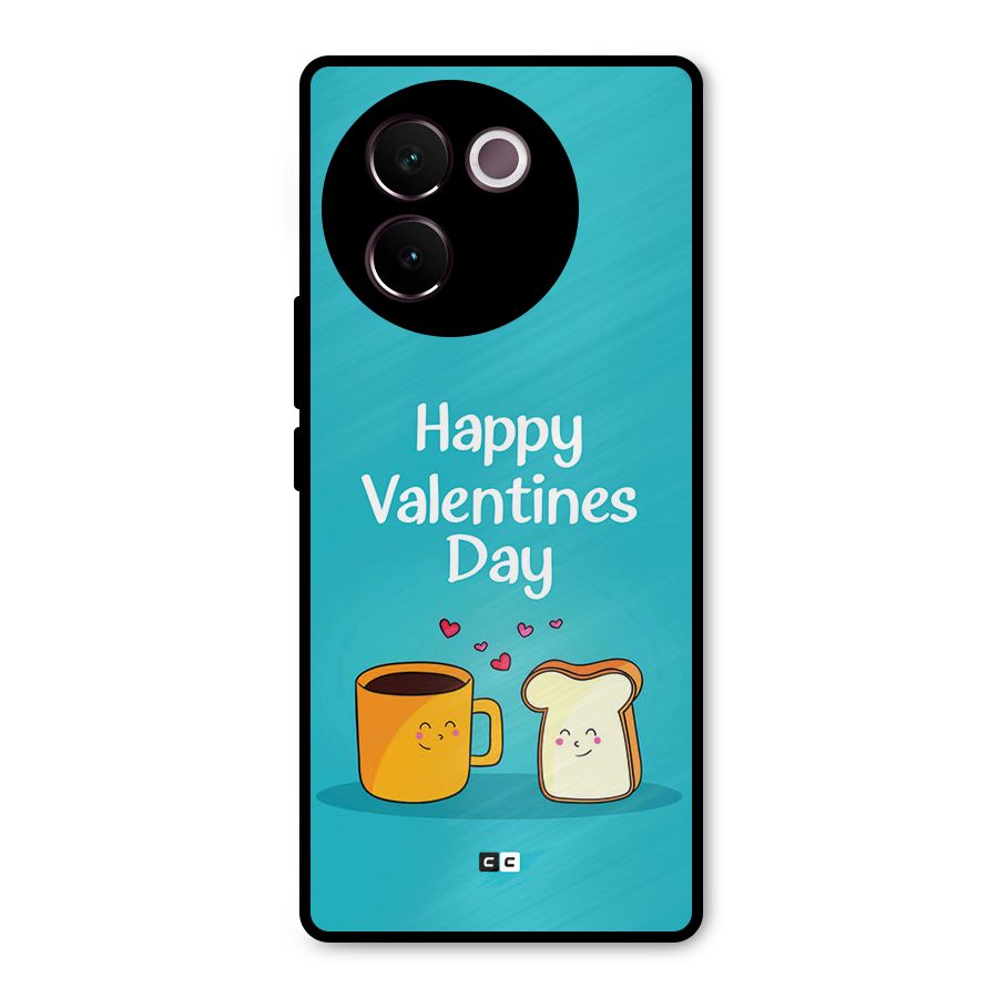 Valentine Proposal Metal Back Case for Vivo V30e