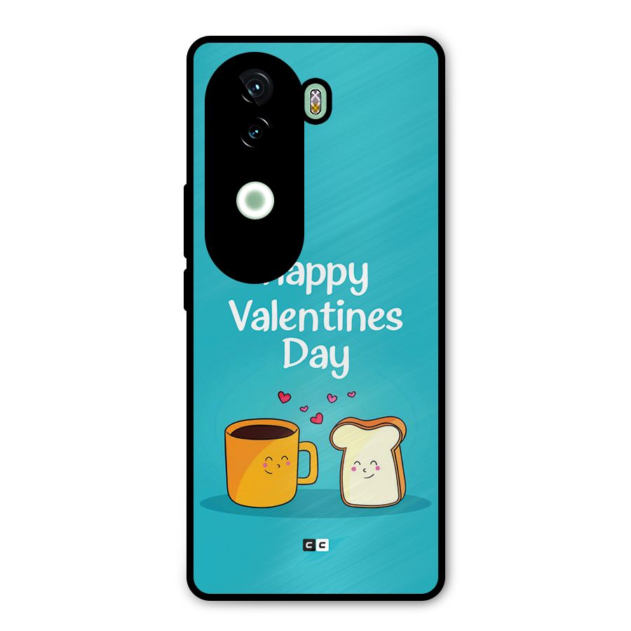 Valentine Proposal Metal Back Case for Vivo V40e