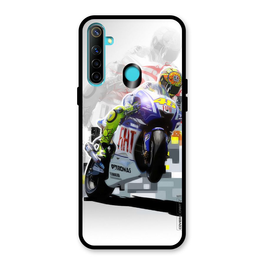 Valentino Rossi Glass Back Case for Realme Narzo 10