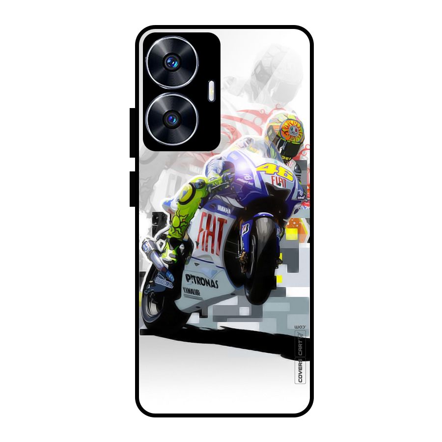 Valentino Rossi Glass Back Case for Realme Narzo N55