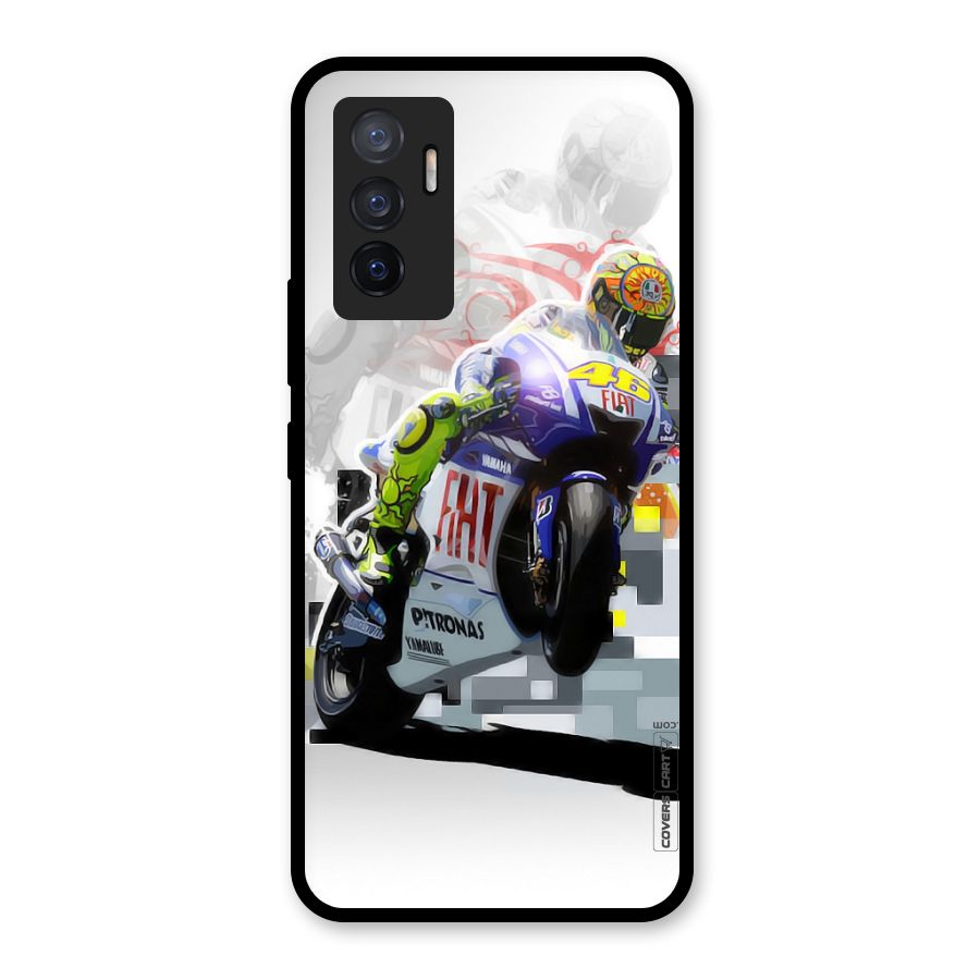 Valentino Rossi Glass Back Case for Vivo V23e