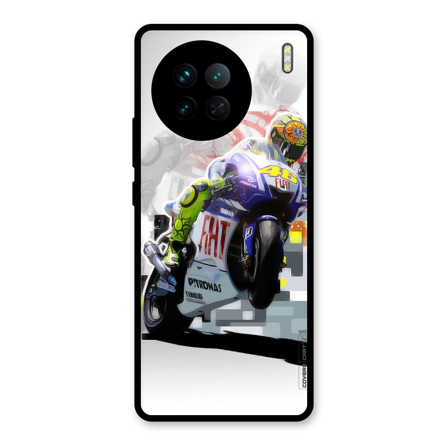 Valentino Rossi Glass Back Case for Vivo X90