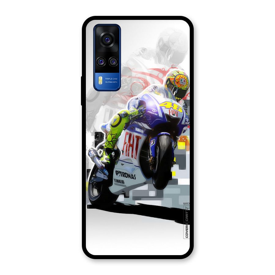 Valentino Rossi Glass Back Case for Vivo Y31