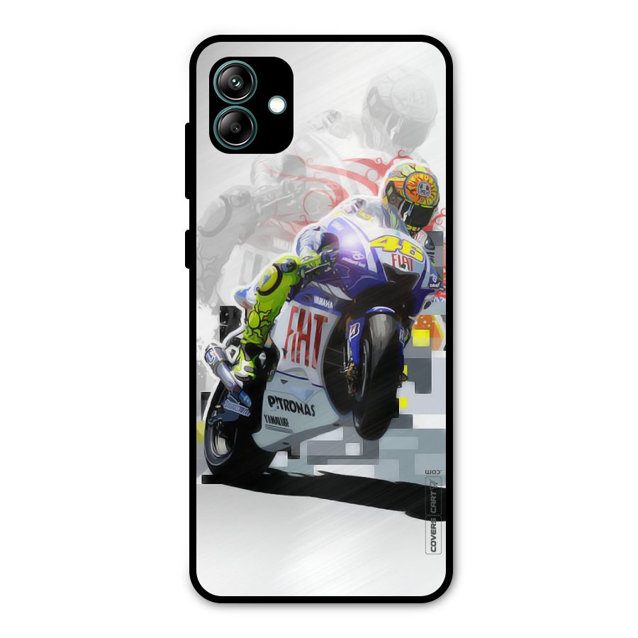 Valentino Rossi Metal Back Case for Galaxy A04