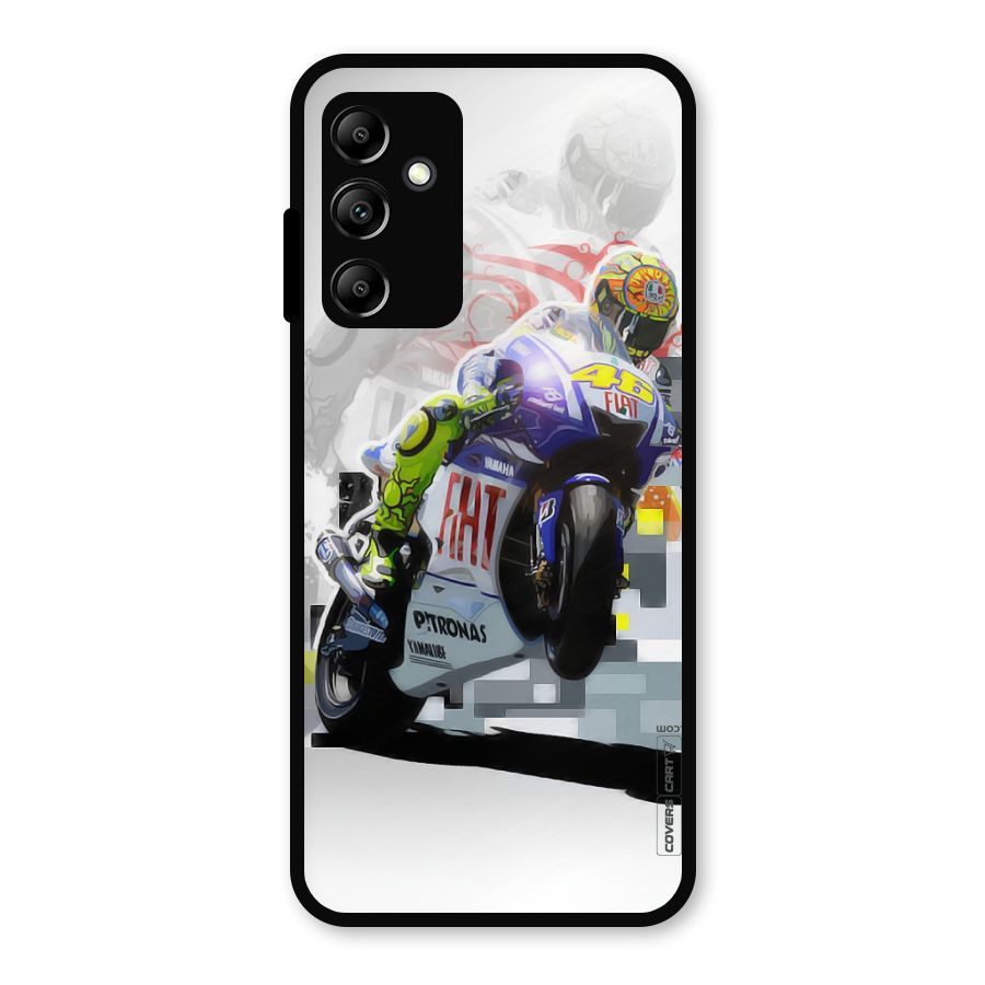Valentino Rossi Metal Back Case for Galaxy A14 5G