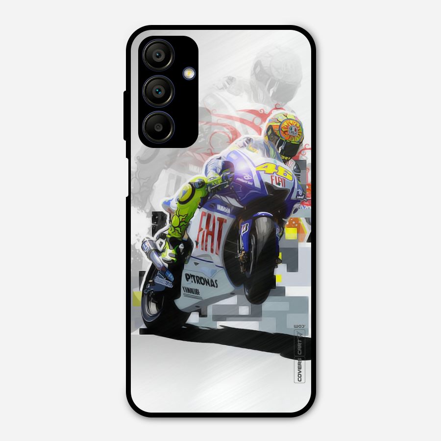 Valentino Rossi Metal Back Case for Galaxy A15 5G