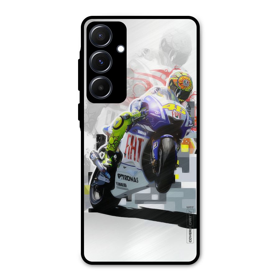 Valentino Rossi Metal Back Case for Galaxy A55