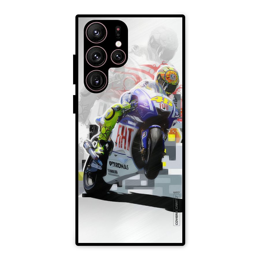 Valentino Rossi Metal Back Case for Galaxy S22 Ultra 5G