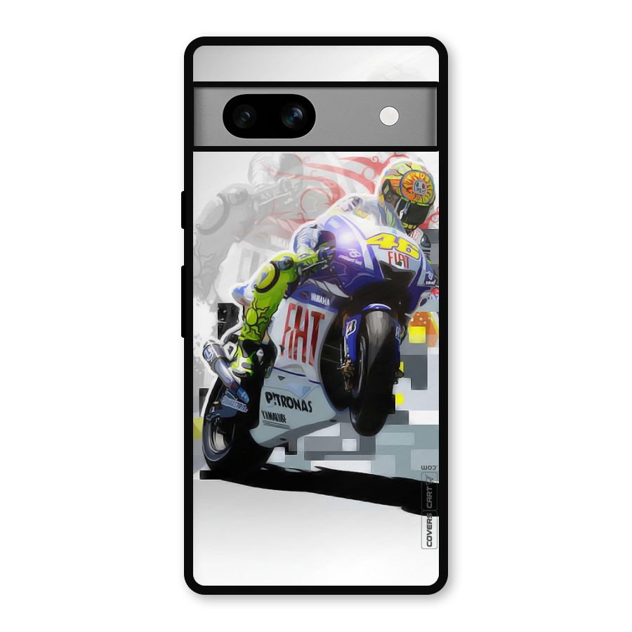 Valentino Rossi Metal Back Case for Google Pixel 7a