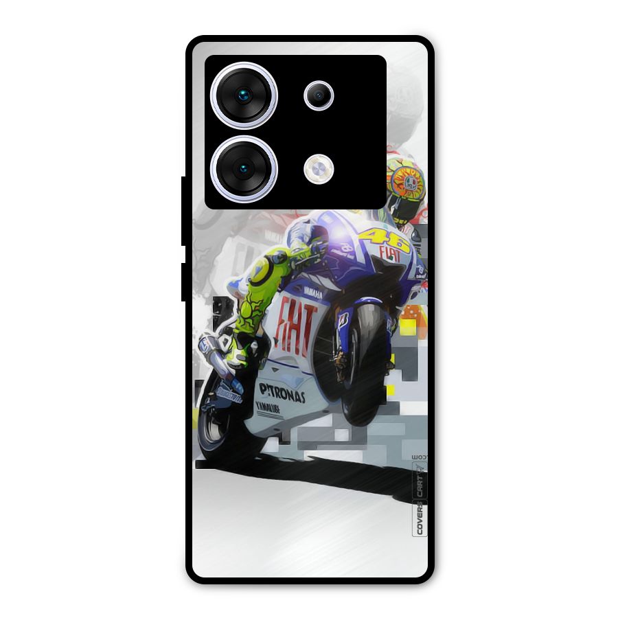 Valentino Rossi Metal Back Case for Infinix Zero 30 5G