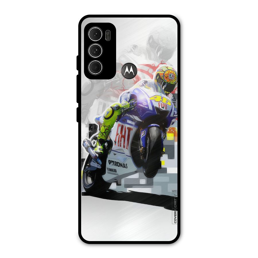 Valentino Rossi Metal Back Case for Moto G60