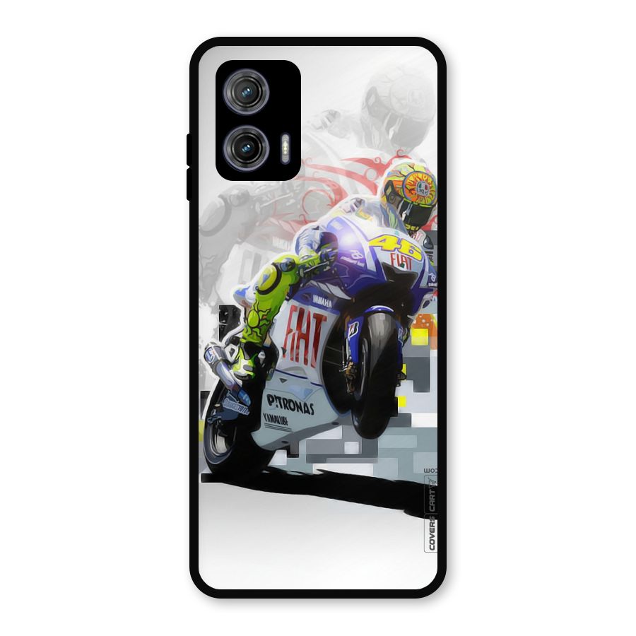 Valentino Rossi Metal Back Case for Moto G73