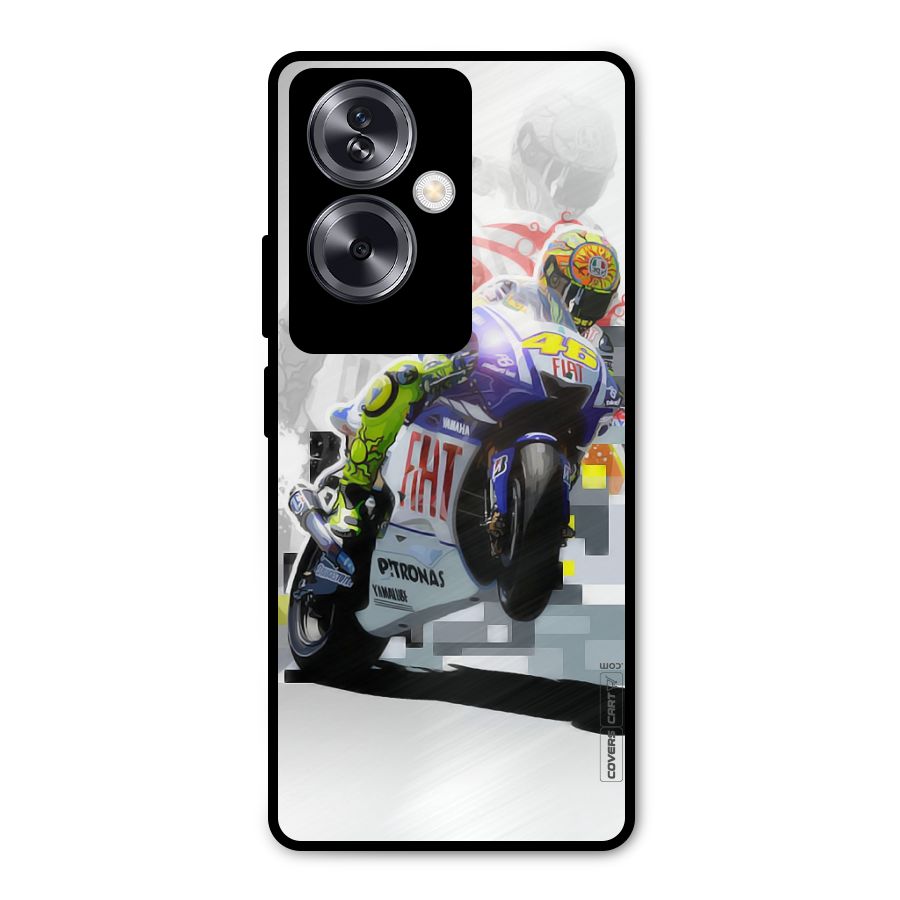Valentino Rossi Metal Back Case for Oppo A79 5G