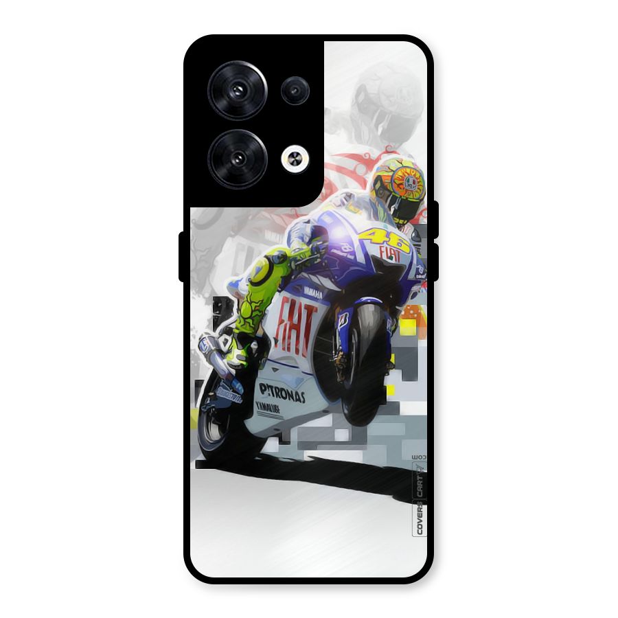 Valentino Rossi Metal Back Case for Oppo Reno8 5G