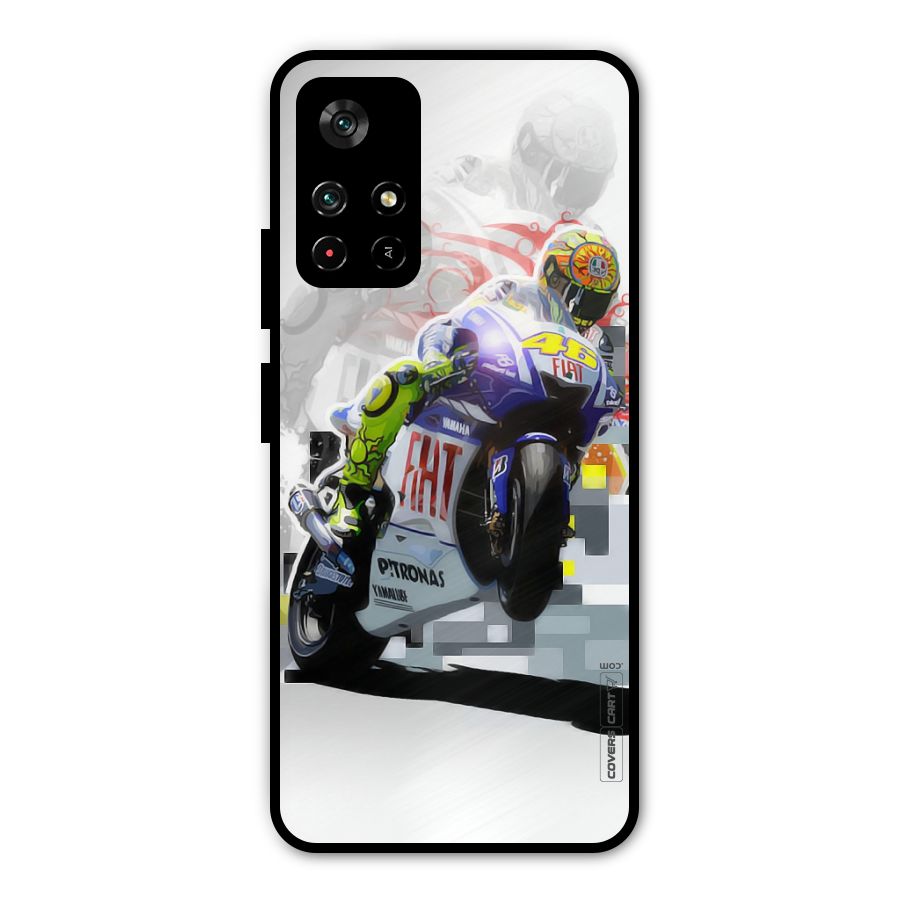 Valentino Rossi Metal Back Case for Poco M4 Pro 5G