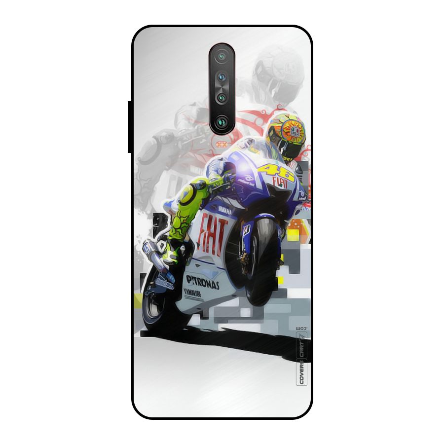 Valentino Rossi Metal Back Case for Poco X2