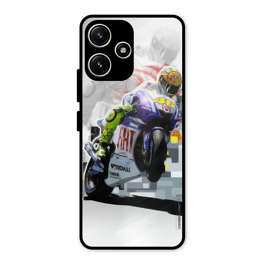 Valentino Rossi Metal Back Case for Redmi 12 5G