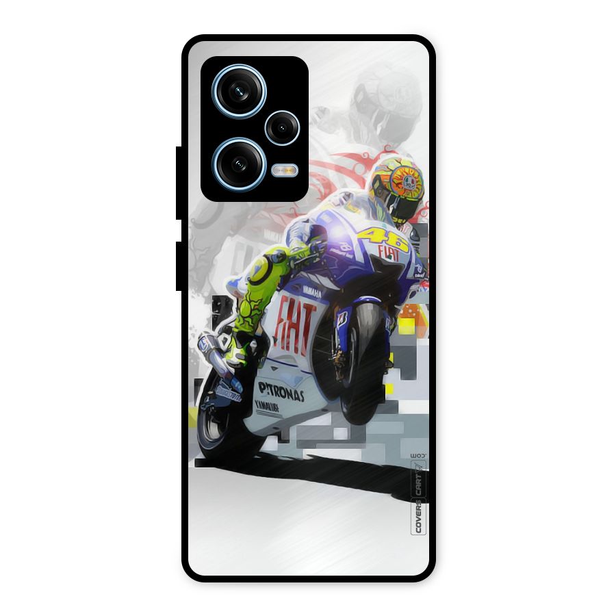 Valentino Rossi Metal Back Case for Redmi Note 12 Pro