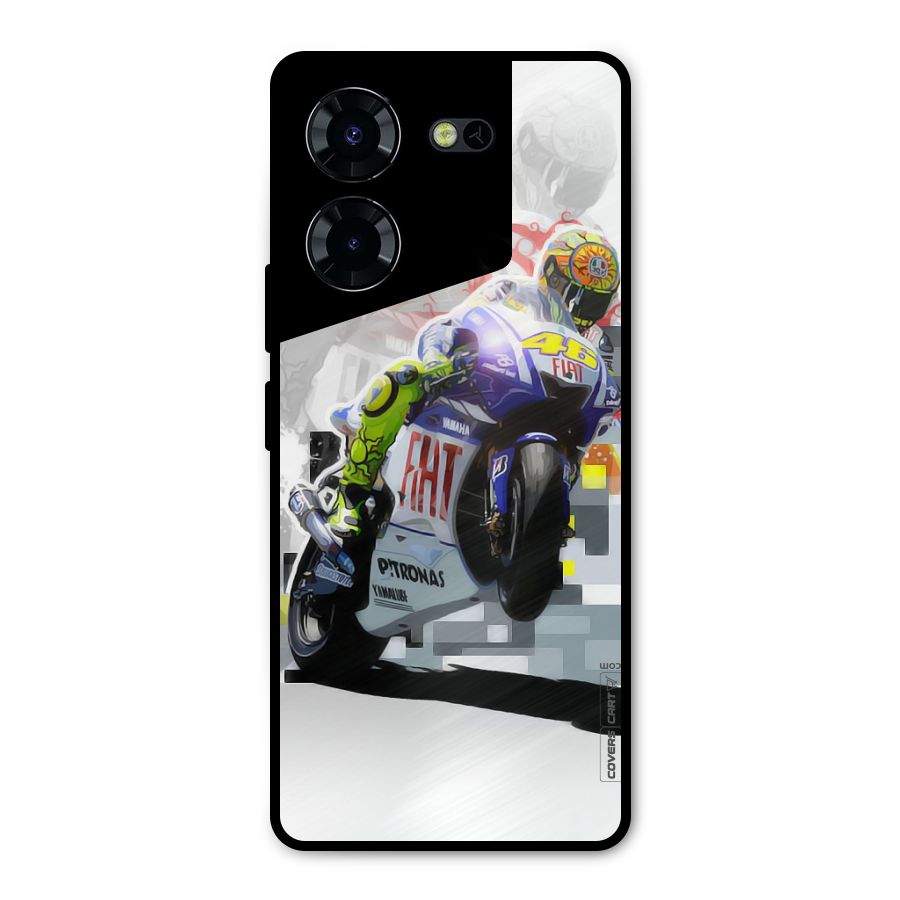 Valentino Rossi Metal Back Case for Tecno Pova 5 Pro 5G