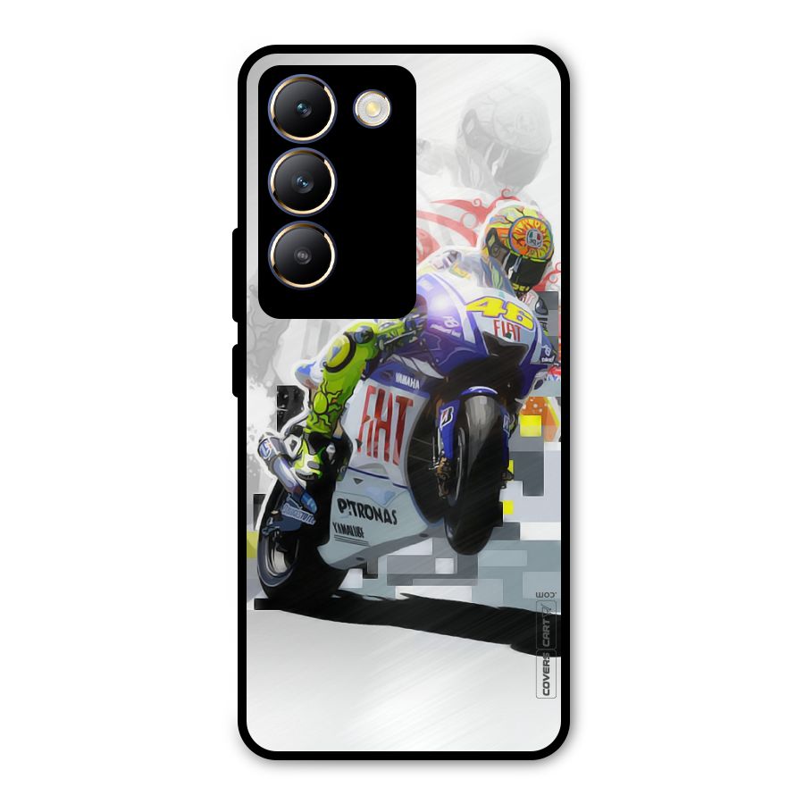 Valentino Rossi Metal Back Case for Vivo T3 5G