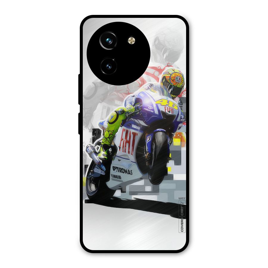 Valentino Rossi Metal Back Case for Vivo T3x