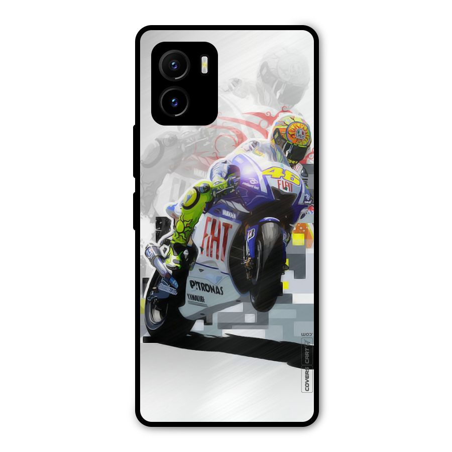 Valentino Rossi Metal Back Case for Vivo Y15s