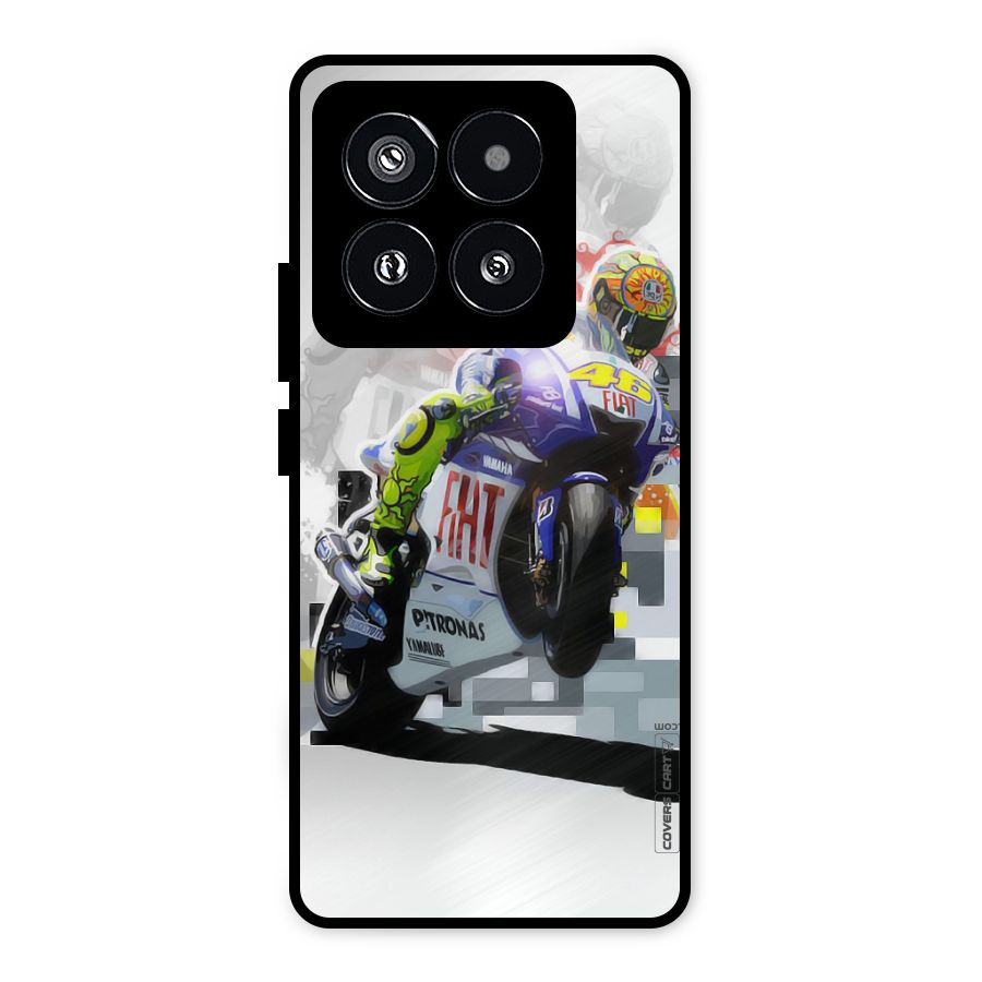 Valentino Rossi Metal Back Case for Xiaomi 14 Pro