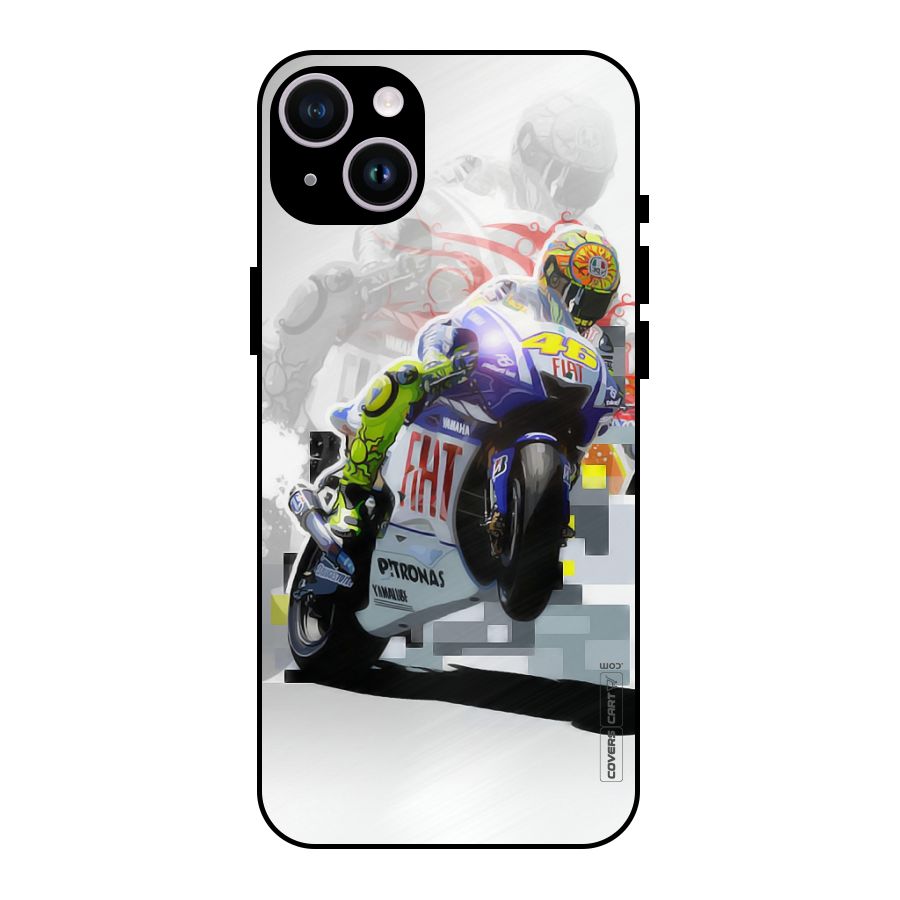 Valentino Rossi Metal Back Case for iPhone 14 Plus