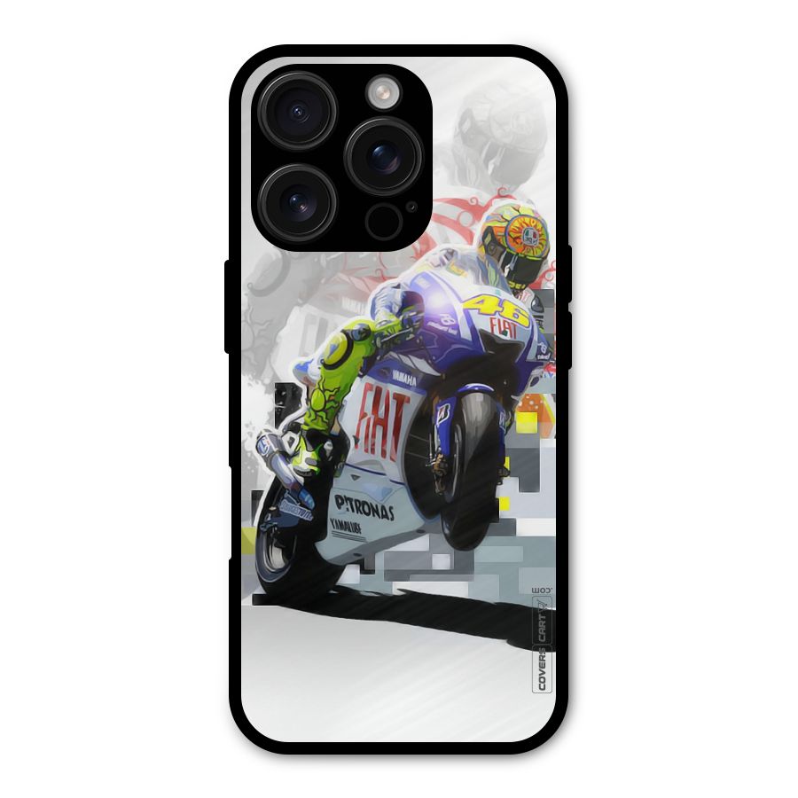 Valentino Rossi Metal Back Case for iPhone 16 Pro