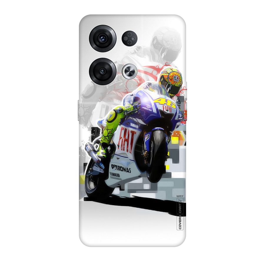 Valentino Rossi Original Polycarbonate Back Case for Oppo Reno8 Pro 5G